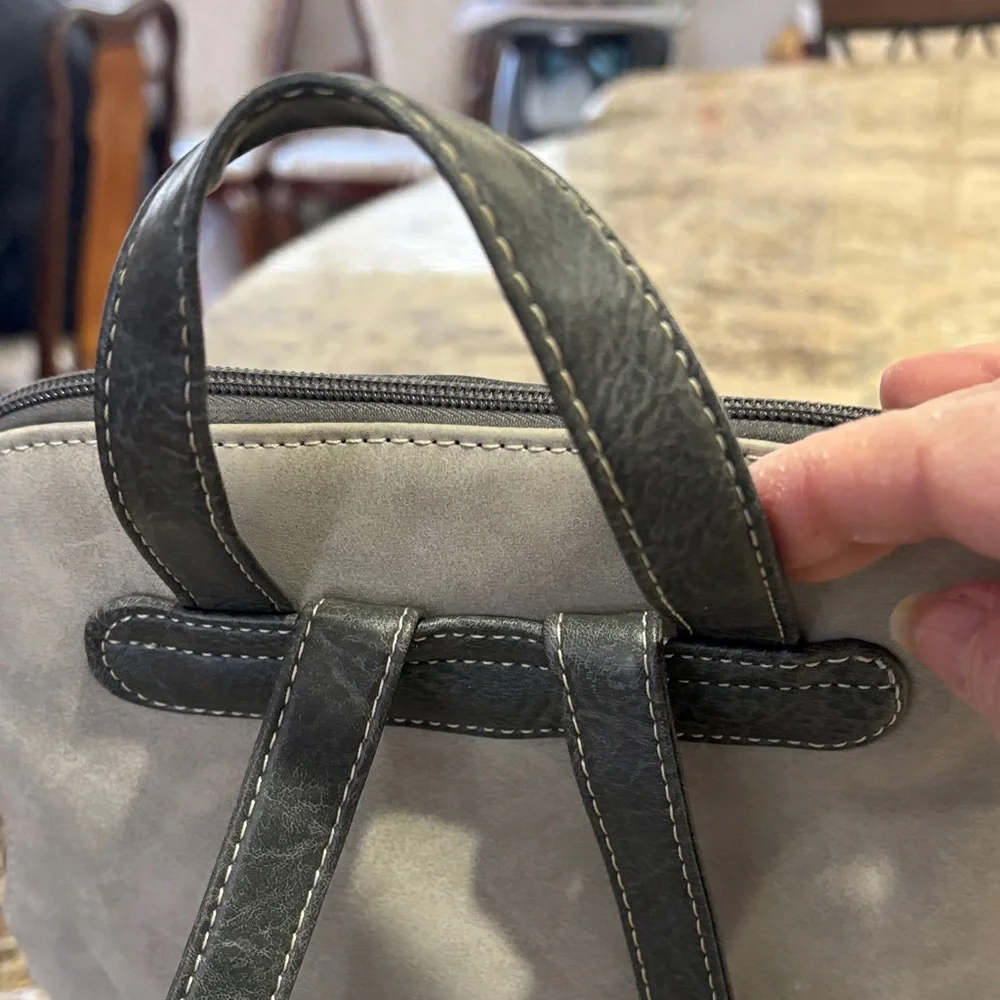 b.o.c. Gray and Black Stitched Backpack - Picture 5 of 9